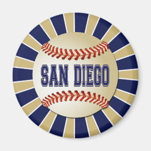IMÁN BÉISBOL RETRO DE SAN DIEGO