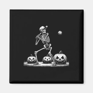 Imán Béisbol Skeleton Jugador Halloween Halloween