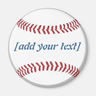 Imán Béisbol [texto personalizado]