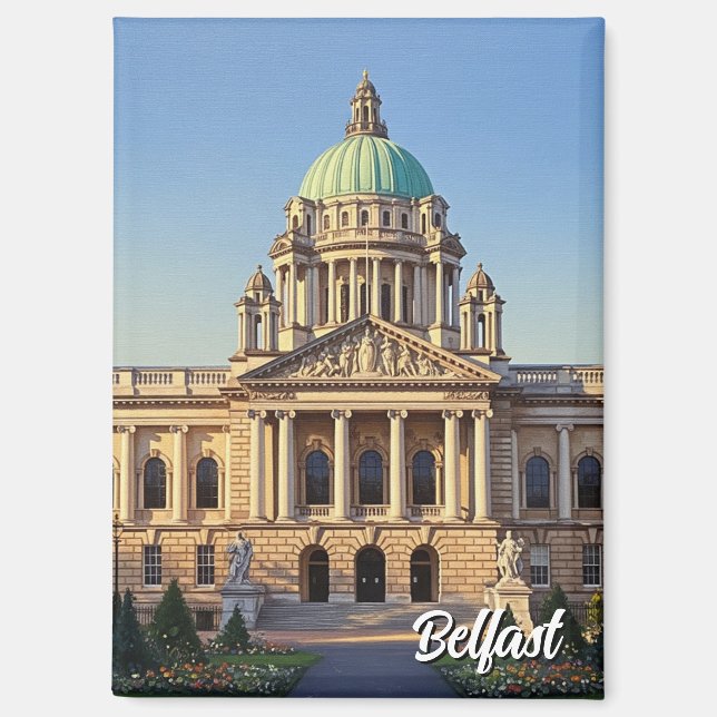 Imán Belfast City Hall Northern Ireland Travel (Anverso)