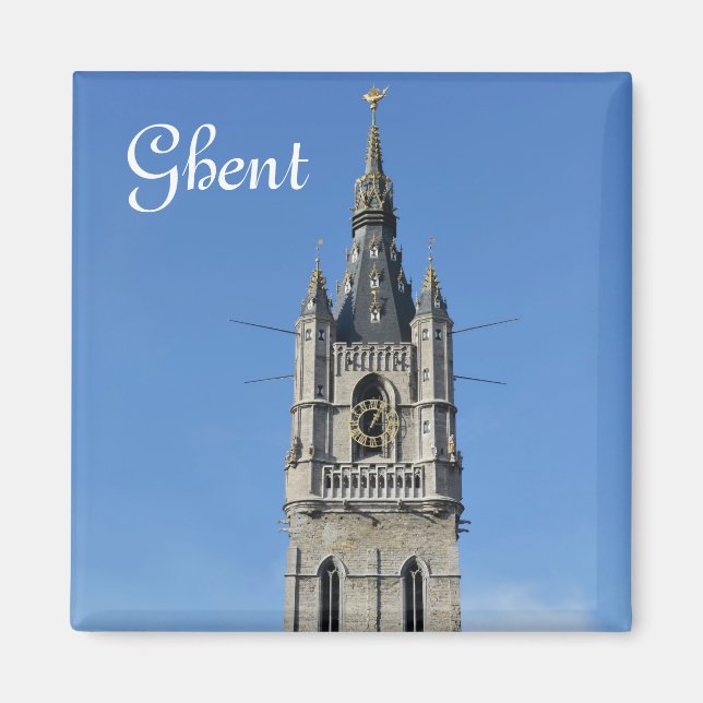 Imán Belfry en Gante, Bélgica (Frente)