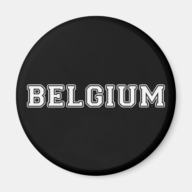 Imán Bélgica (Frente)