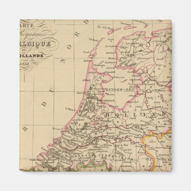 Imán Bélgica y Holanda, 1812 (Frente)