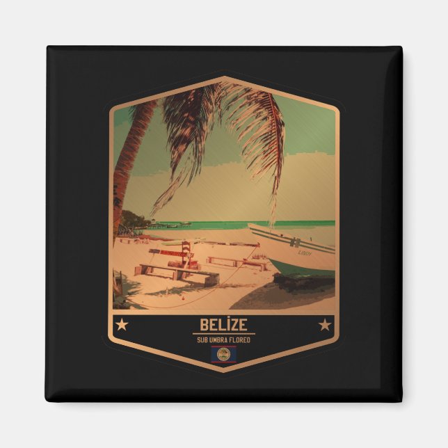 Imán Belice (Frente)