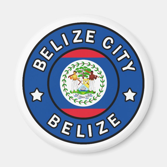 Imán Belice City Belice (Frente)