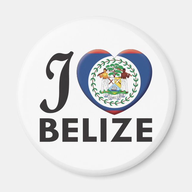 Imán Belice Love (Frente)