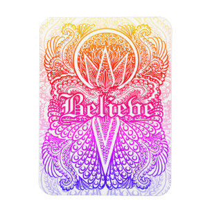 Imán Believe - Cita de declaración positiva