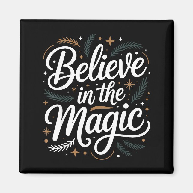 Imán Believe In The Magic Christmas Insred Holiday Remi (Frente)