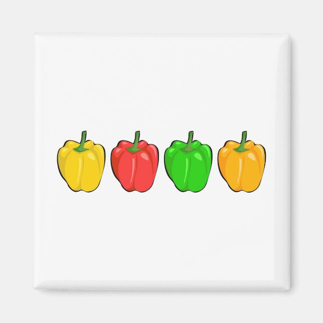 Imán Bell Peppers (Frente)