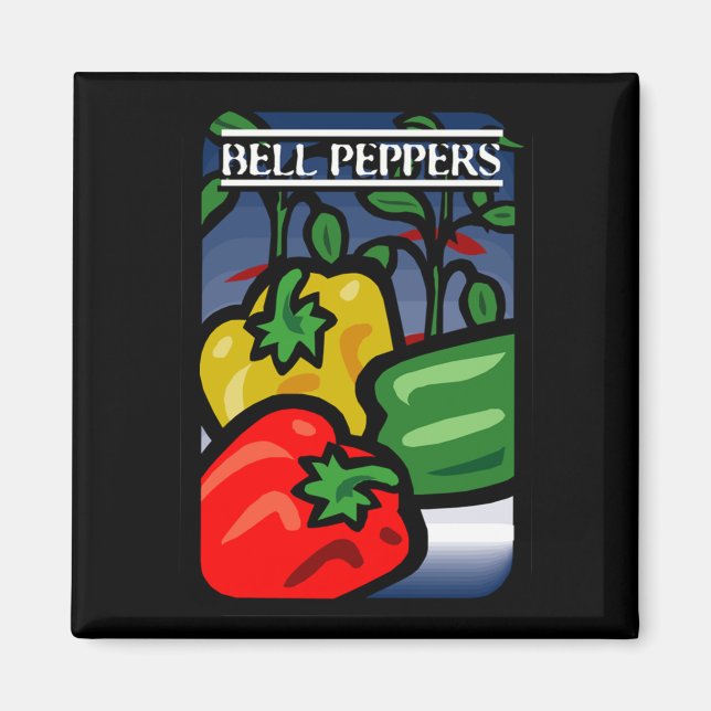 Imán Bell Peppers (Frente)