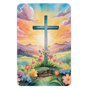Imán Bella acuarela de Pascua