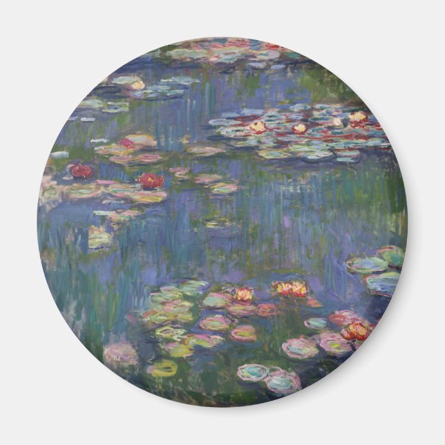 Imán Bella Artes Claude Monet Water Lilies 1916 (Frente)