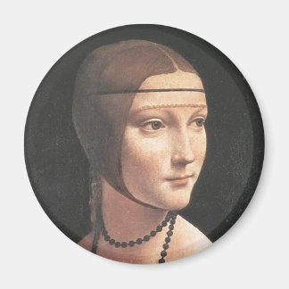 Imán Bella Artes Dama con ermellino Da Vinci