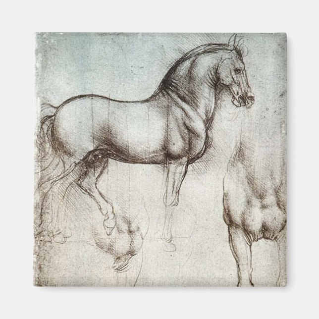Imán Bella Artes de boceto renacentista del estudio de  (Frente)