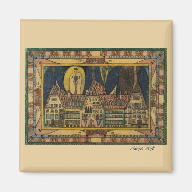 Imán Bella Artes de Wölfli "Waldau" (Frente)