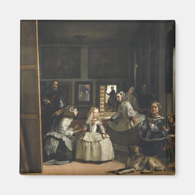 Imán Bella Artes Las Meninas Diego Velázquez (Frente)