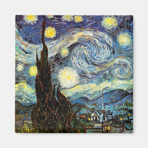 Imán Bella Artes nocturno Van Gogh Starry