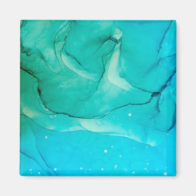 Imán Bella Artes Pintado de BG Resumen Diseño de fondo (Frente)