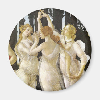 Imán Bella Artes Renacentista Botticelli de tres grados