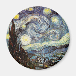 Imán Bella Artes Starry Night Van Gogh