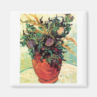 Imán Bella Artes Van Gogh de Flores y Tistles