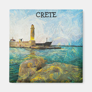 Imán Bella pintura al petróleo de Creta Grecia