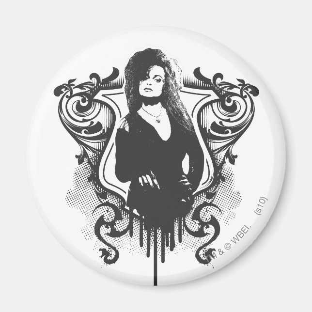 Imán Bellatrix Lestrange Dark Arts Design (Frente)