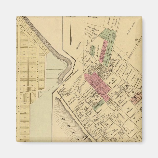 Imán Bellevue Borough (Frente)