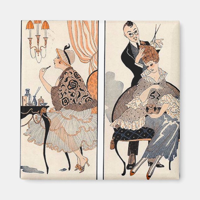 Imán Belleza Art Deco (Frente)