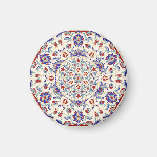 Imán Belleza de Mandala: colorido mosaico cultural