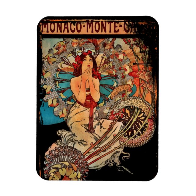 Imán Belleza de Mónaco Montecarlo (Vertical)