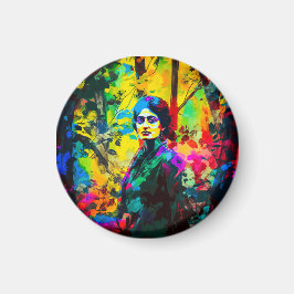 Imán Belleza de otoño vibrante