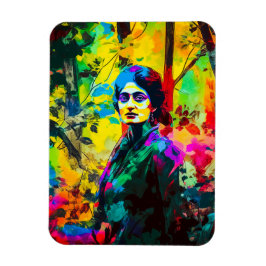 Imán Belleza de otoño vibrante