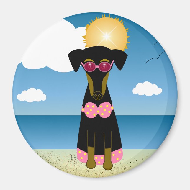 Imán Belleza del baño (Frente)