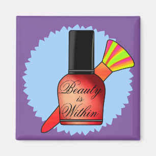 Imán Belleza dentro del maquillaje Bonito Cepillado Pol