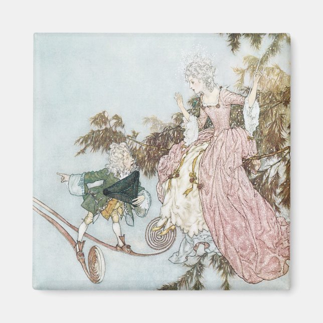 Imán Belleza durmiente de cuento de hadas de Edmund Dul (Frente)