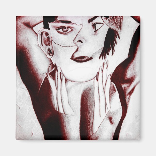 Imán belleza en conjunto. (Frente)