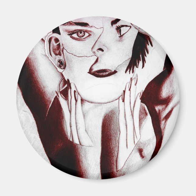 Imán belleza en conjunto. (Frente)