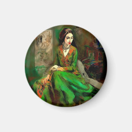 Imán Belleza en verde