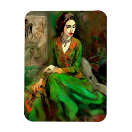 Imán Belleza en verde