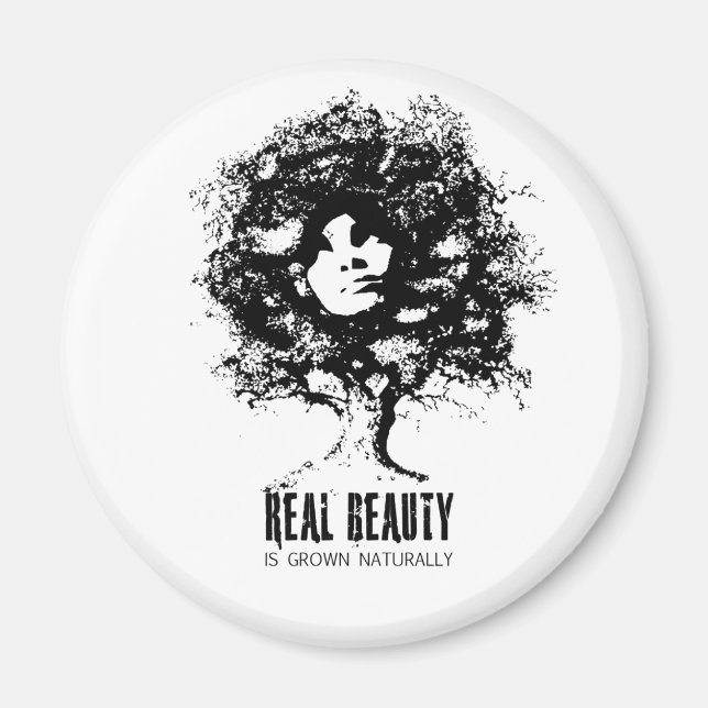 Imán Belleza natural real (Frente)