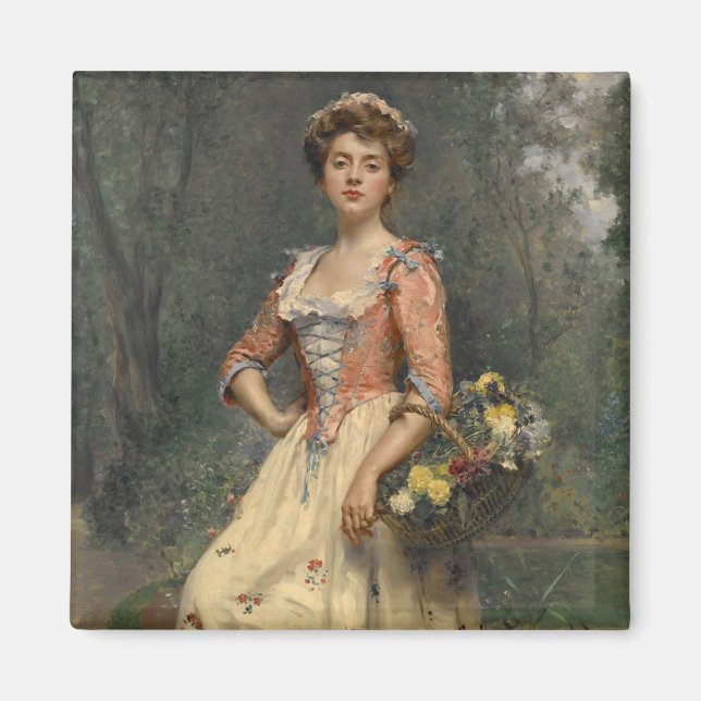 Imán Belleza primavera (por Raimundo de Madrazo y Garre (Frente)