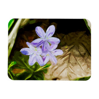 Imán Belleza primaveral, abstrato de flores silvestres 