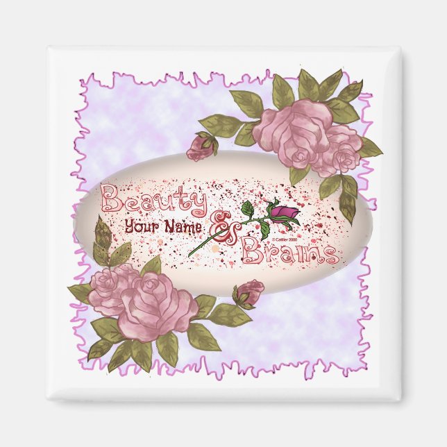 Imán Belleza y cerebro (Frente)