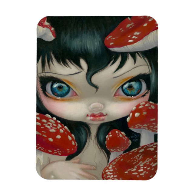 Imán "Bellezas envenenadas VI: Agaría mosca" Flex Magne (Vertical)