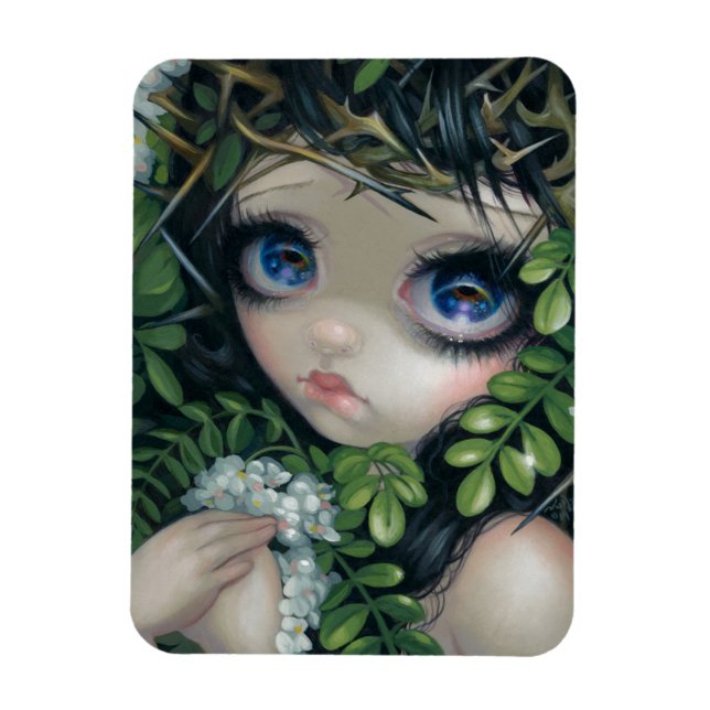 Imán "Bellezas envenenadas XII: Locusta negra" Flex Mag (Vertical)