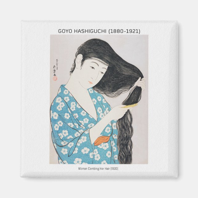 Imán Bellezas femeninas japonesas - Goyō Hashiguchi (Frente)