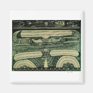 Imán Bello Artes de la "gasolina" de Wölfli