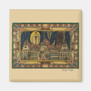 Imán Bello Artes de Wölfli "Waldau"