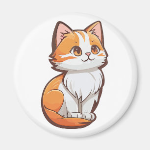 Imán Bello Gatito Kawaii